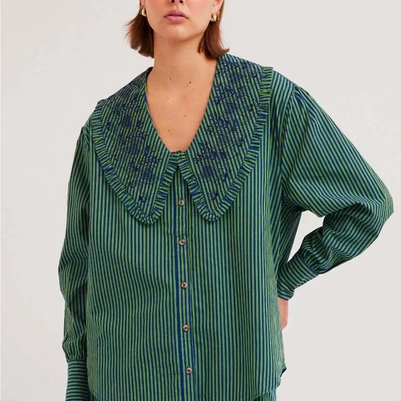 Damson Madder Fontaine Blouse - Picture 2 of 9